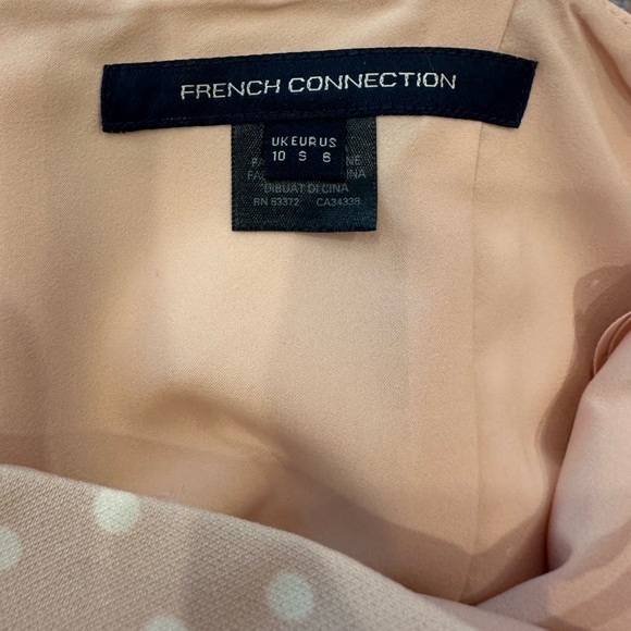French Connection pale pink polka dot mini dress - Picture 11 of 13
